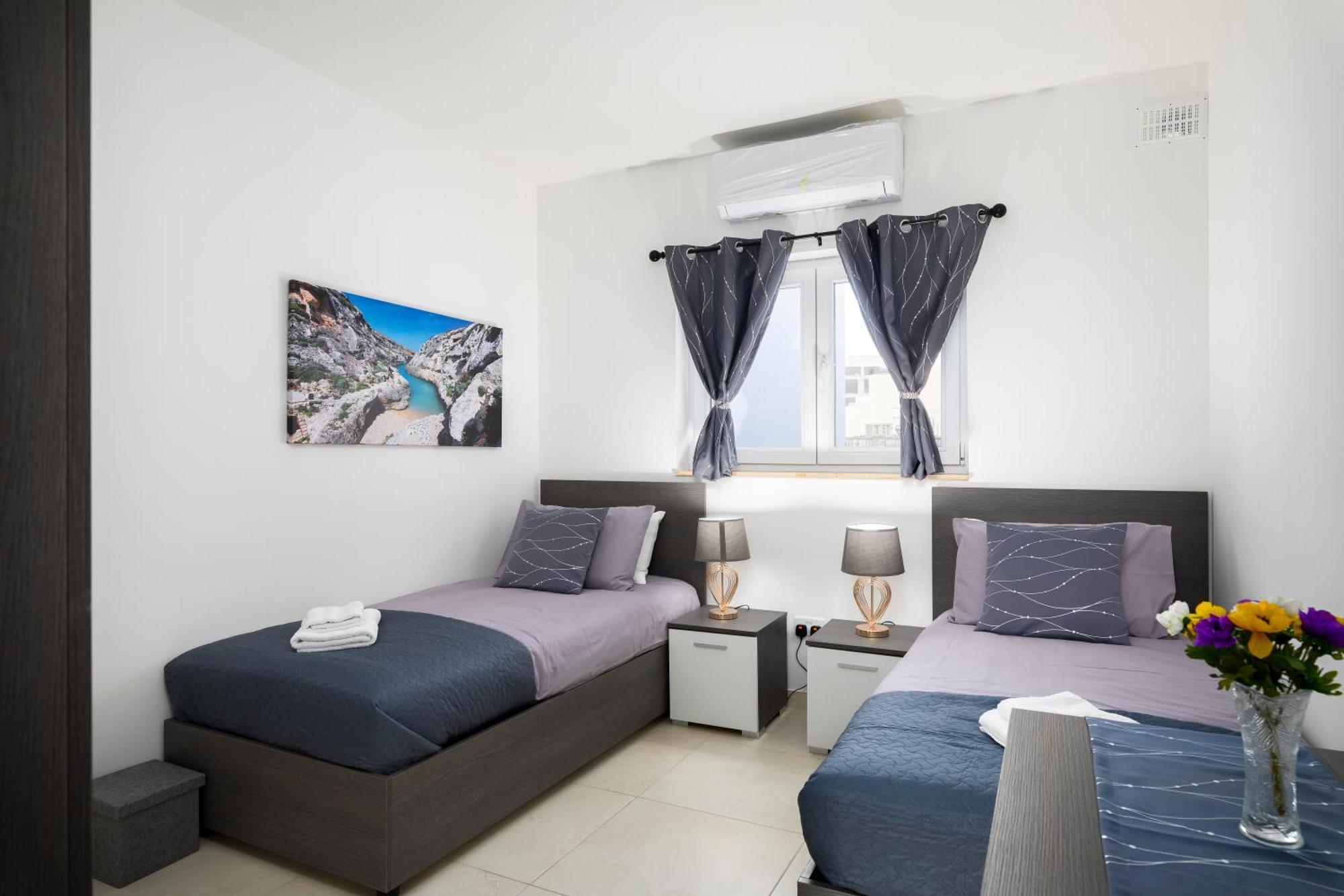Modern & Spacious 2Br Apartment With Country Views - Close To Xemxija Bay Bahía de San Pablo Exterior foto